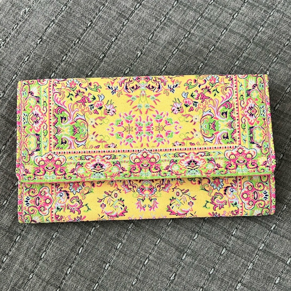Derin embroidered wallet